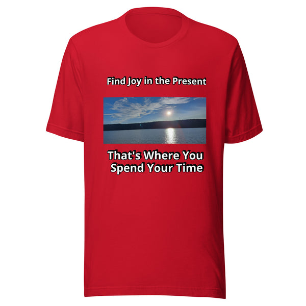 Find Joy in the Present - Image 3 - Unisex t-shirt