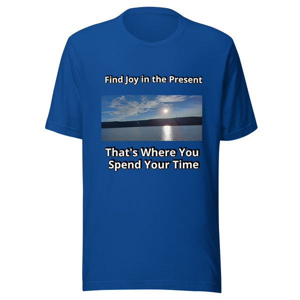 Find Joy in the Present - Image 3 - Unisex t-shirt