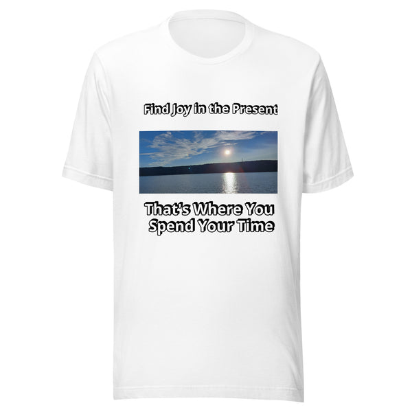 Find Joy in the Present - Image 3 - Unisex t-shirt